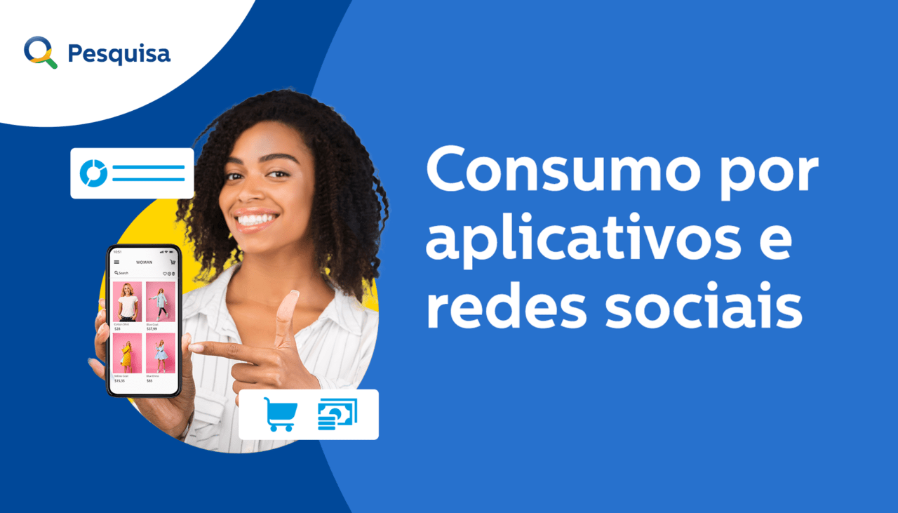 Compras por meio de aplicativos de loja no último ano